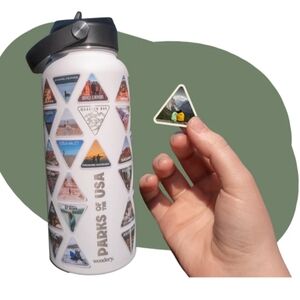 Wondery Outdoors 32oz National Parks Bucket List Water Bottle - Open Box, Unused